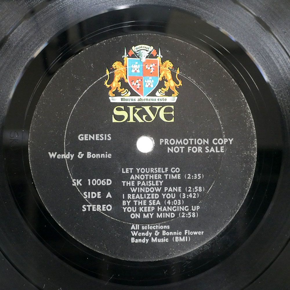 WENDY & BONNIE/GENESIS/SKYE SK1006D LP_画像3