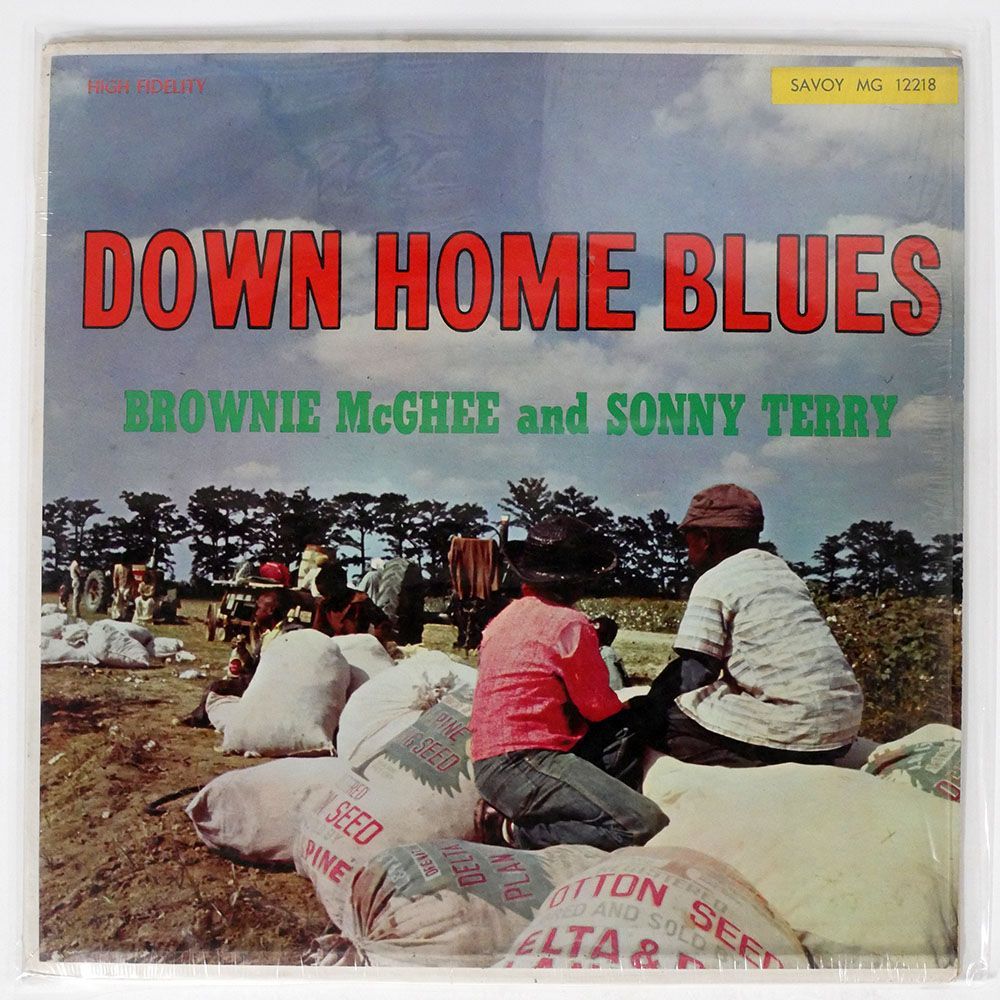 米 SONNY TERRY & BROWNIE MCGHEE/DOWN HOME BLUES/SAVOY MG12218 LP_画像1