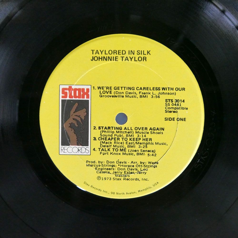 JOHNNIE TAYLOR/TAYLORED IN SILK/STAX STS3014 LP_画像2