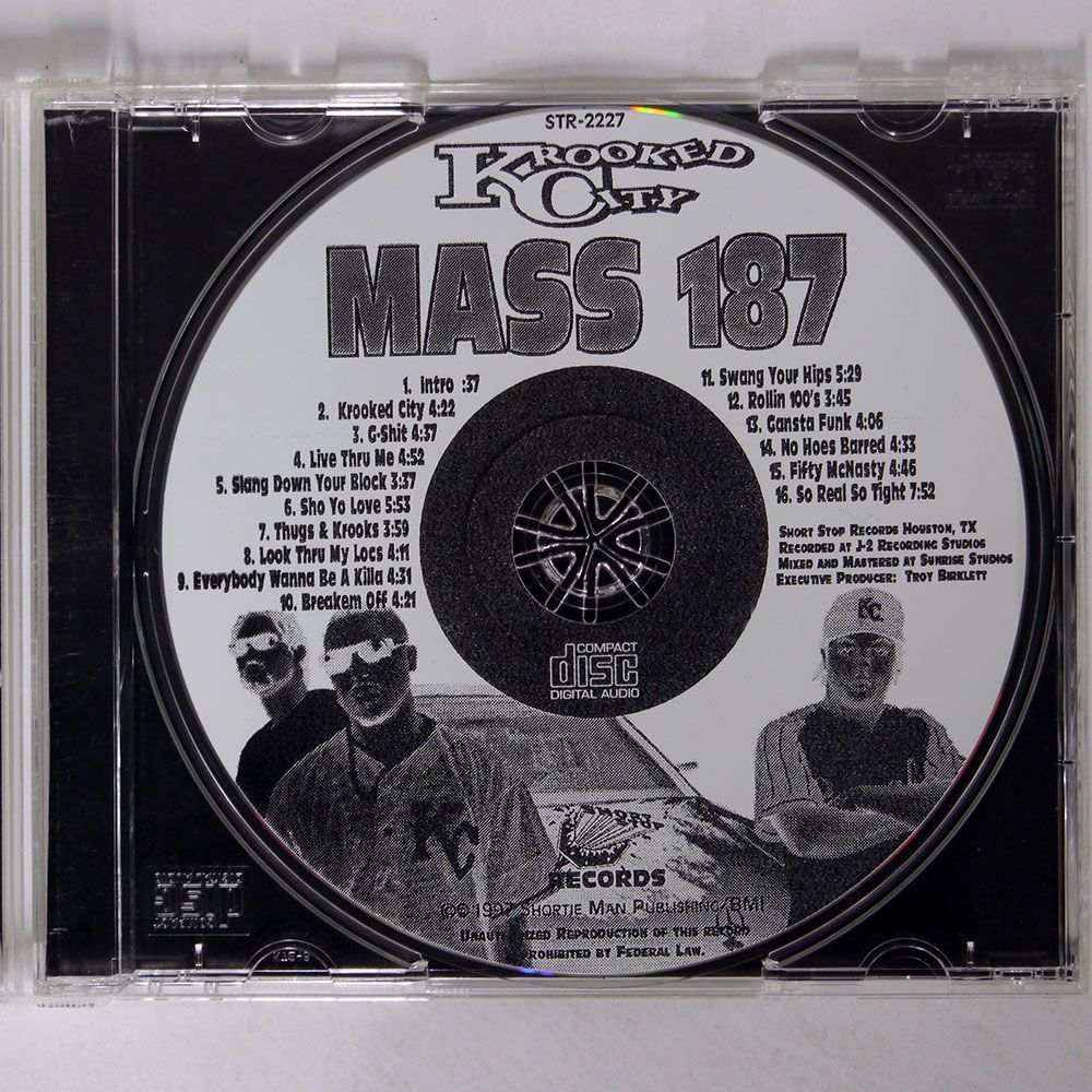 MASS 187/KROOKED CITY/SHORT STOP RECORDS STR-2227 CD □_画像2