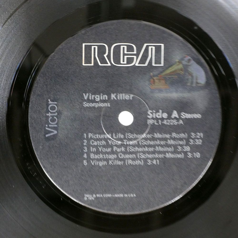 米 SCORPIONS/VIRGIN KILLER/RCA PPL14225 LP_画像2