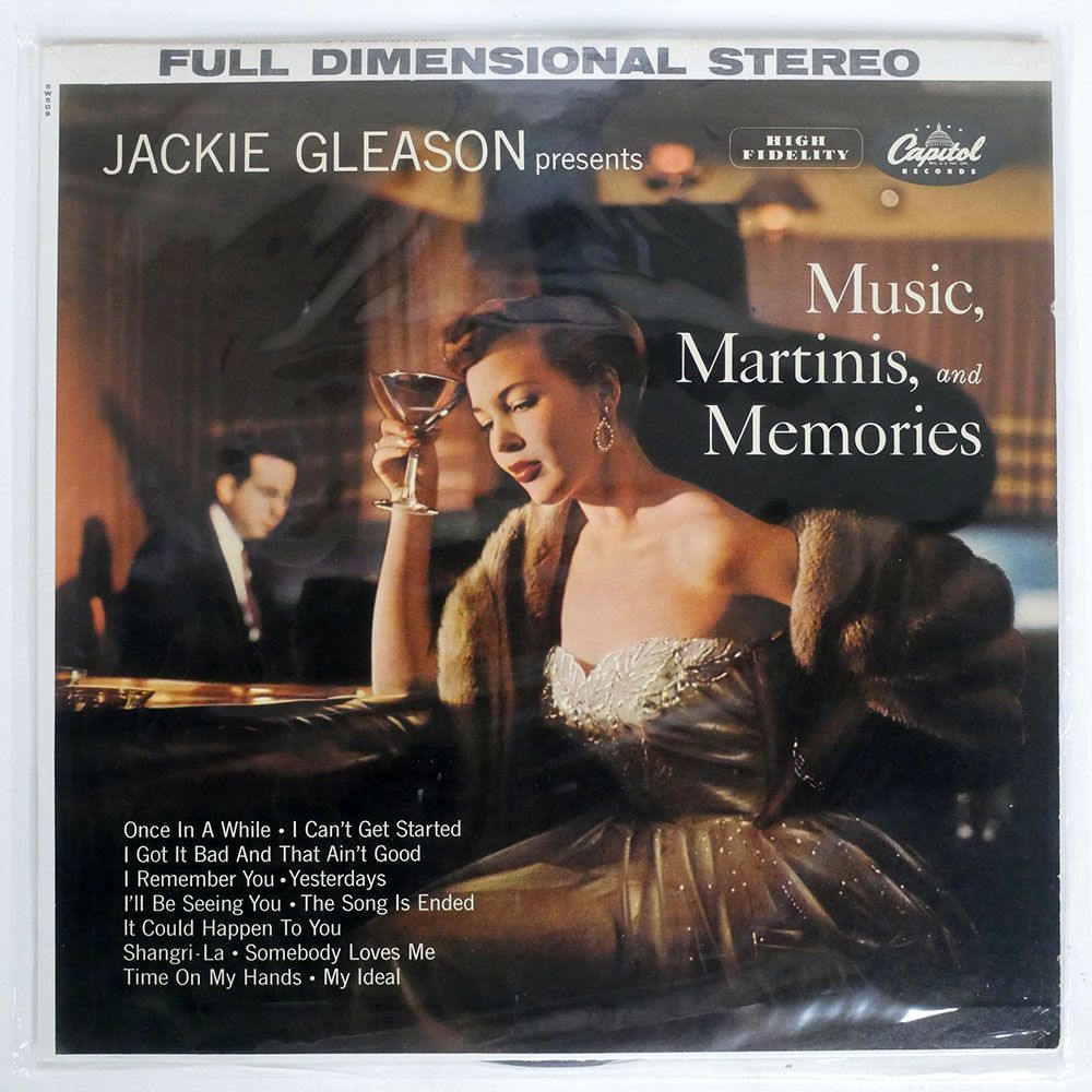 JACKIE GLEASON/PRESENTS MUSIC, MARTINIS, AND MEMORIES/CAPITOL SW509 LP_画像1