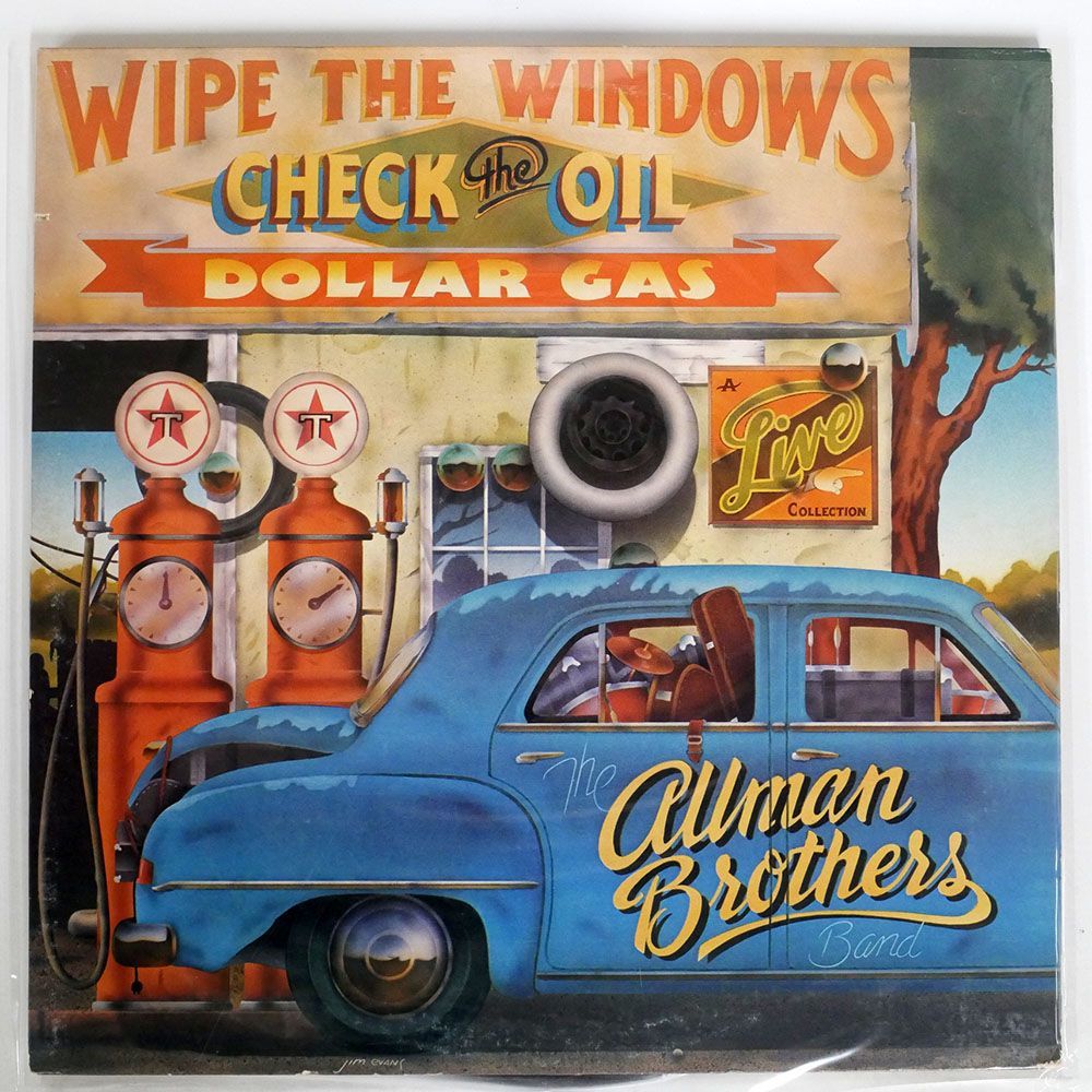 米 ALLMAN BROTHERS BAND/WIPE THE WINDOWS, CHECK THE OIL, DOLLAR GAS/CAPRICORN 2CX0177 LP_画像1