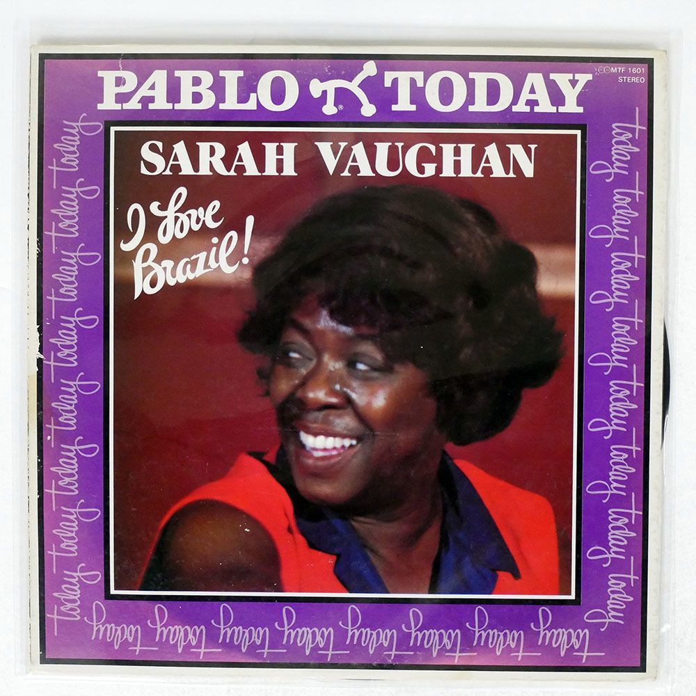 SARAH VAUGHAN/I LOVE BRAZIL/PABLO TODAY MTF1601 LP_画像1