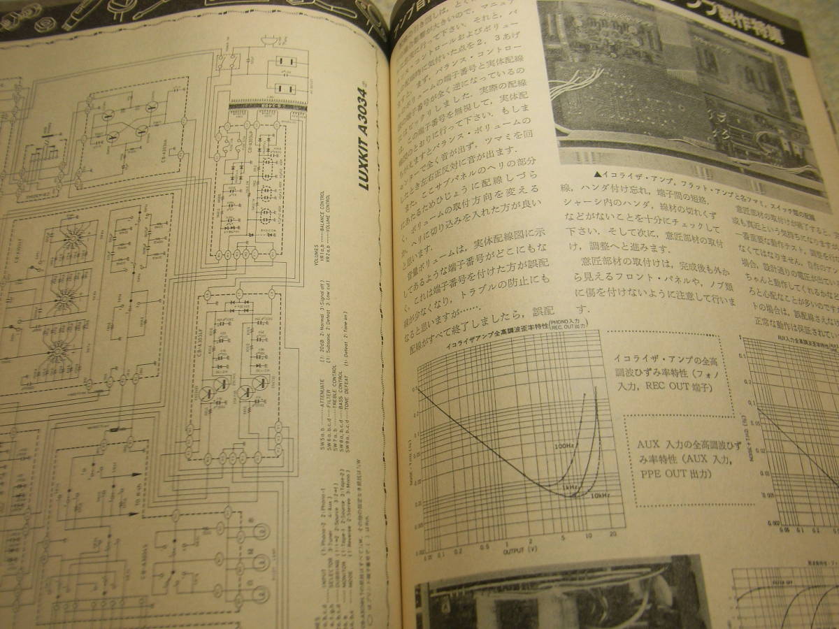 ラジオ技術　1981年3月号　アンプ製作特集/ラックスキットA3040/DCプリアンプ/310A-300Bアンプ等の製作　スピーカー測定/SS-G7a/NS-690Ⅲ等_画像3