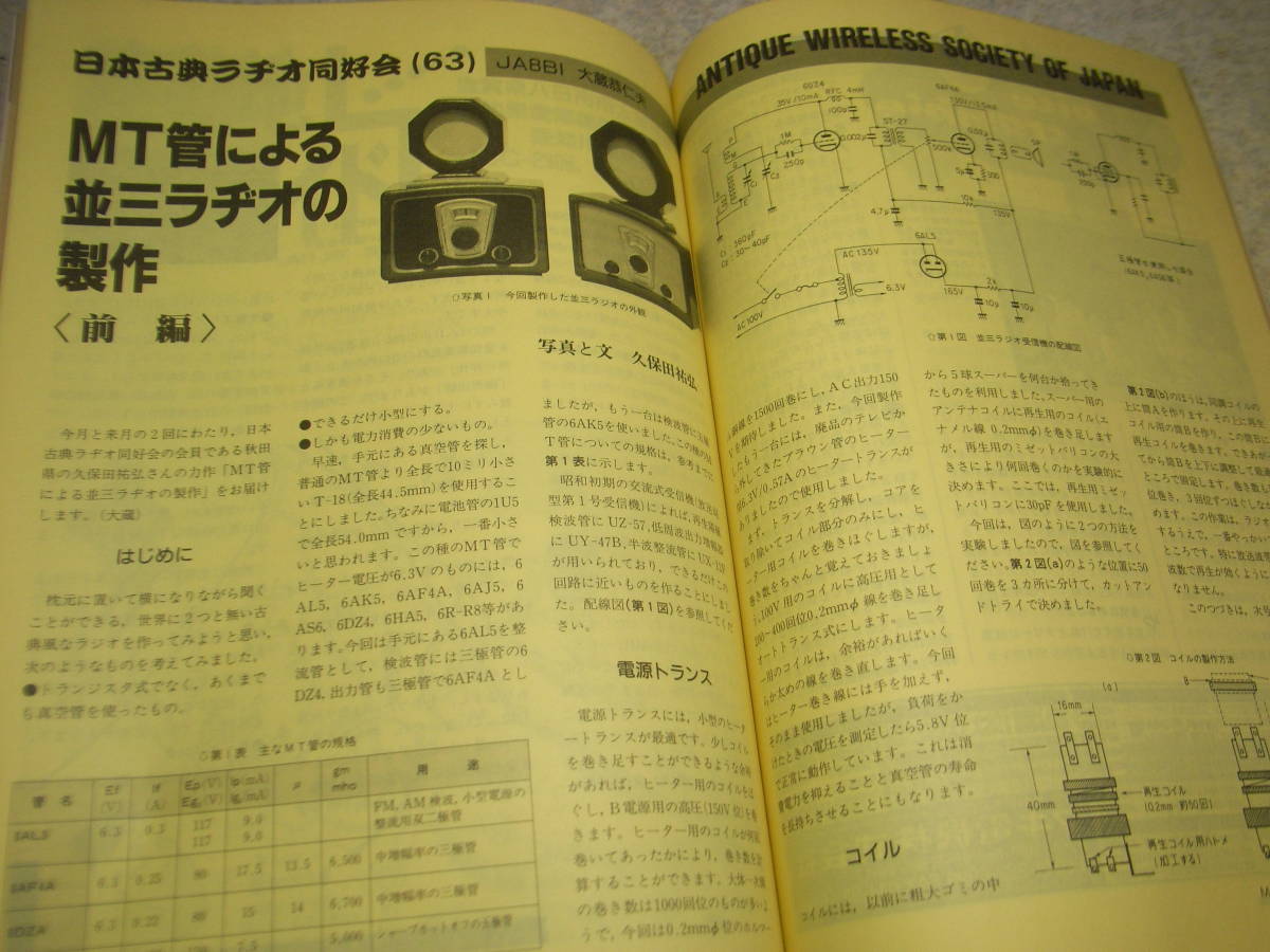 モービルハム　1996年10月号　430Mhz帯ブースター/MT管による並三ラジオの製作　ケンウッドTM-261/TM-461レポート　SSBトライバンダ_画像5