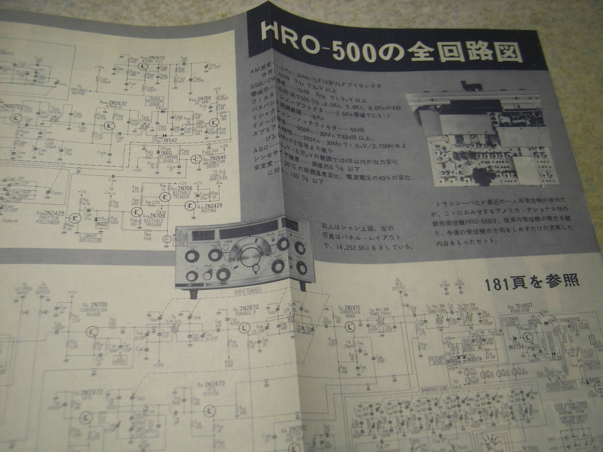 電波科学　1966年4月号　特集＝テープレコーダ技術ノート/テレコの保守と修理　SSB送信機の製作　通信型受信機HRO-500　ソニーVTRカラー化_画像9