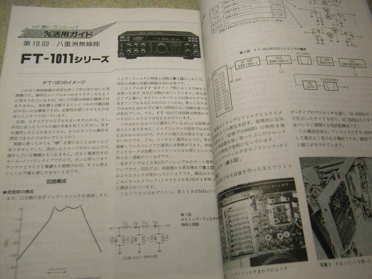 ハムジャーナル　1992年 No.81　特集＝コリンズ・・・その魅力 通信型受信機75A-4の徹底解説と全回路図　八重洲無線FT-1011シリーズの詳細_画像10