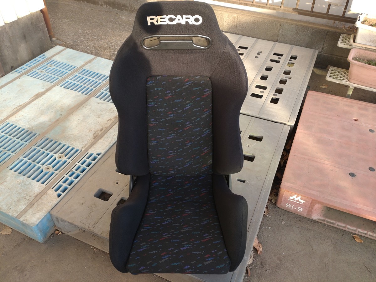 レカロ セミバケット SR-3 RECARO シート セミバケ バケットシート 1円スタート 売り切り 破れなし リクライニング ルマンカラー _画像1