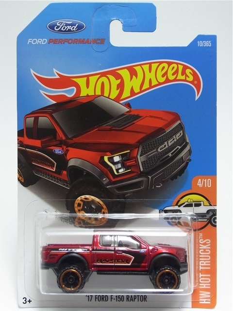 ☆☆☆日曜夜☆未開封新品☆'17 FORD F-150 RAPTOR☆FORD PERFORMANCE☆NITTO TIRE☆HOT WHEELS_画像3