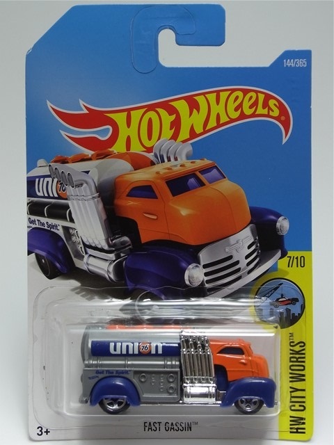 ☆☆☆日曜夜☆未開封新品☆FAST GASSIN (1950 CHEVROLET COE) (第2世代金型)☆UNION 76☆HOT WHEELS_画像3