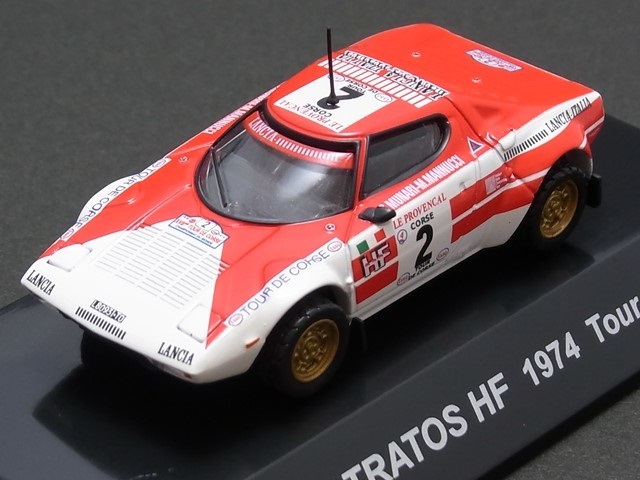 ★★日曜夜★ルース★LANCIA STRATOS HF★1974 TOUR DE CORSE★SANDRO MUNARI★RALLY CAR COLLECTION★CM'S★1/64_画像1