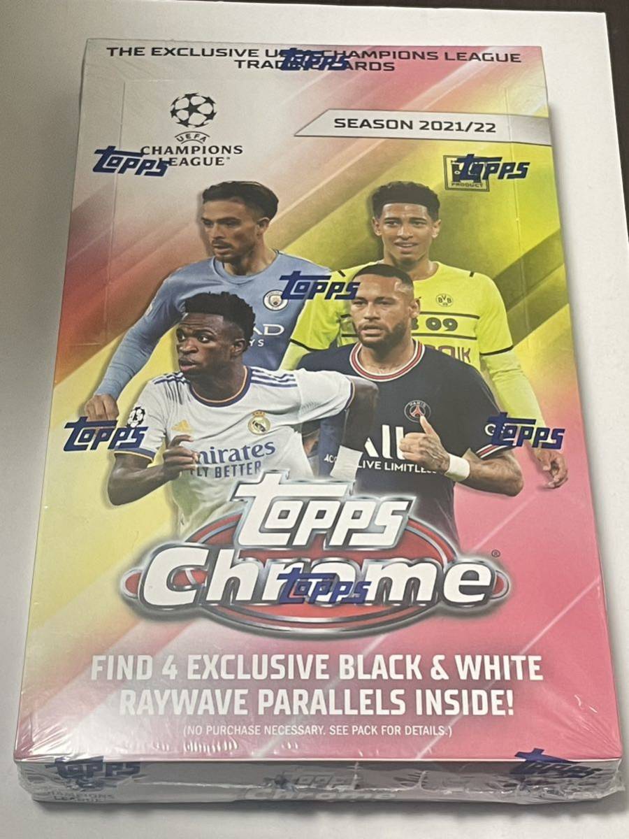 【未開封】2021-22 Topps Chrome UEFA Champions League Soccer Lite BOX メッシ ネイマール サイン_画像1