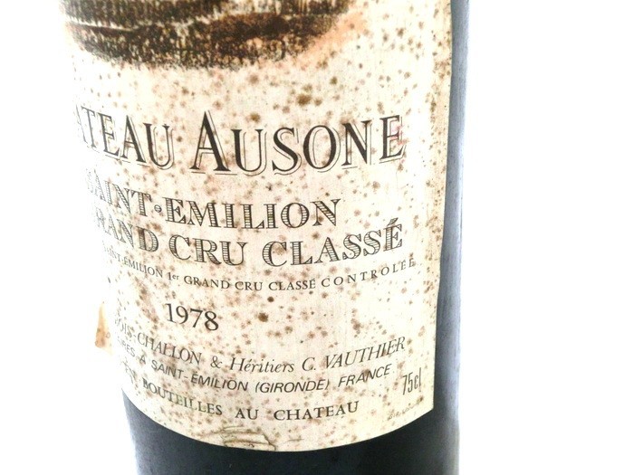 1000円スタート 果実酒 ワイン CHATEAU AUSONE SAINT-EMILION 1er Grand Cru Classe 1978 750ml 未開栓 シャトー オーゾンヌ 1 お酒A812_画像5