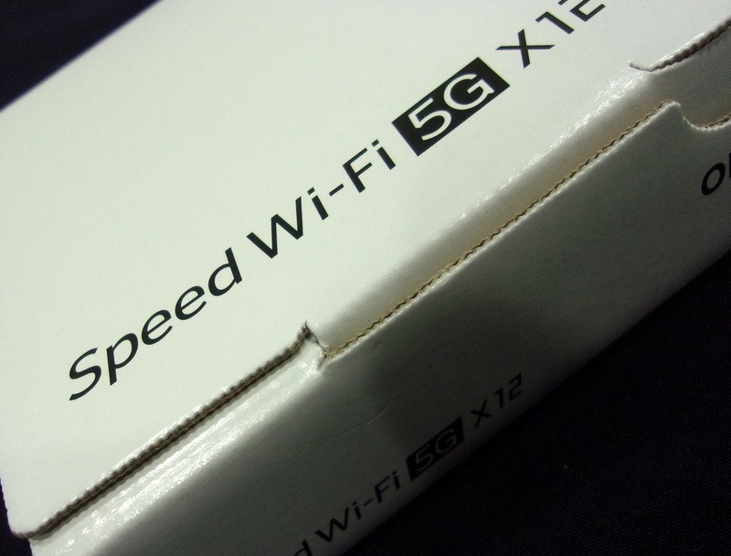 1000円スタート ルーター speed wifi 5G X12 Model NAR03 IMEI KDDI判定〇 コード欠品 箱付 WHO OO1010_画像2
