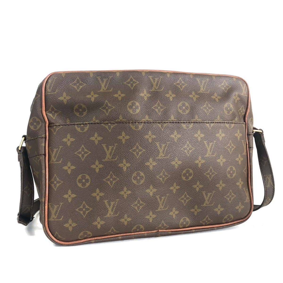 ■美品■LOUIS VUITTON ルイヴィトン　モノグラム　旧ナイル　ショルダーバッグ PVC×レザー　豚革　ECLAIL社ファスナー　フランス製