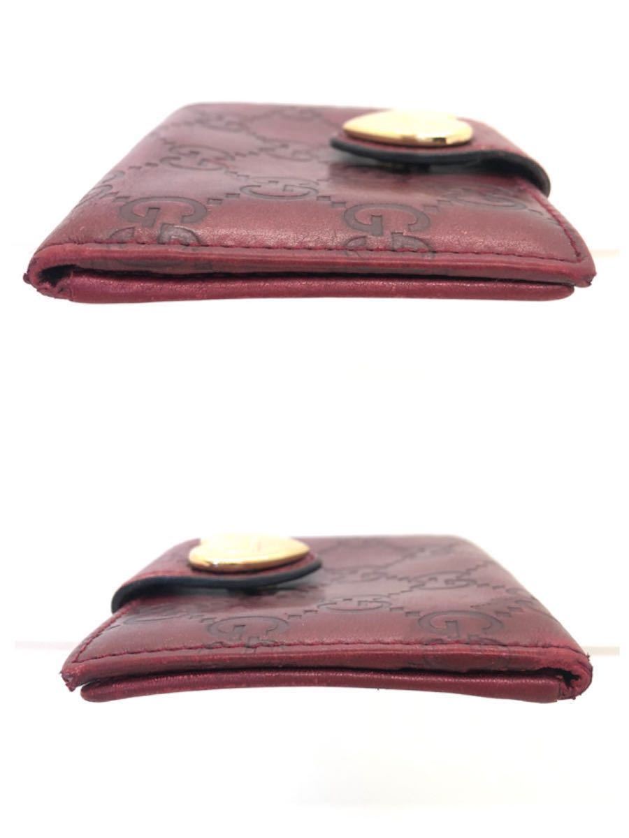 良品 GUCCI グッチ グッチシマ パスケース カードケース レザー 良品 GUCCI グッチ グッチシマ パスケース カードケース レザー