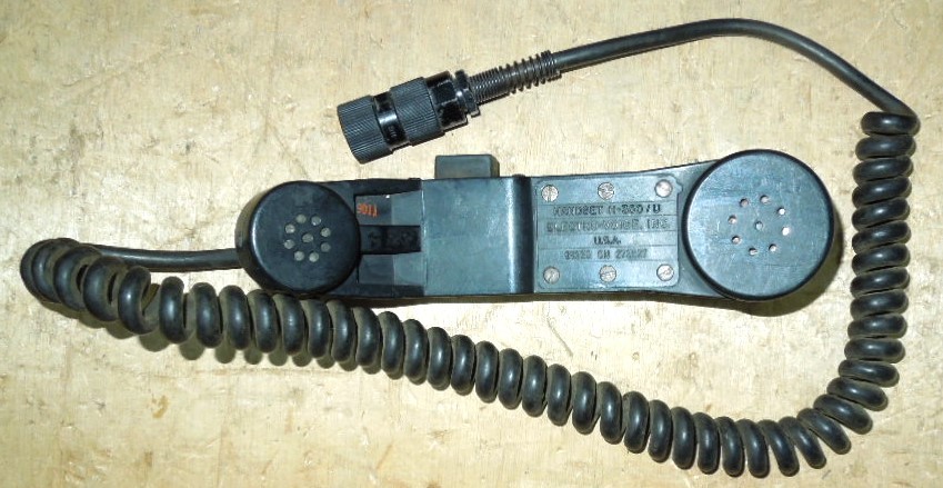 H-350ハンドセット　6ピンコネクターですが、配線を変えてPRC-27/77他にも使えます。_画像4