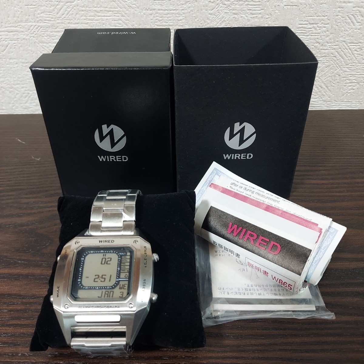 未使用 セイコー SEIKO ワイアード WIRED ビームス BEAMS 腕時計 w865-kkb0 シルバー