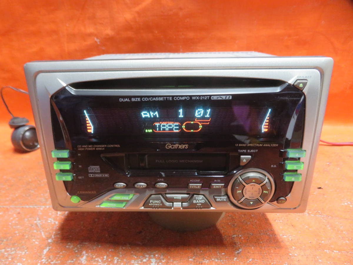 BY6357 работа OK Honda аудио панель /CD& кассетная магнитола, тюнер панель / оригинальный Gathers WX-212T 08A00-2C0-200A/ CF7 Accord GD1 Fit 