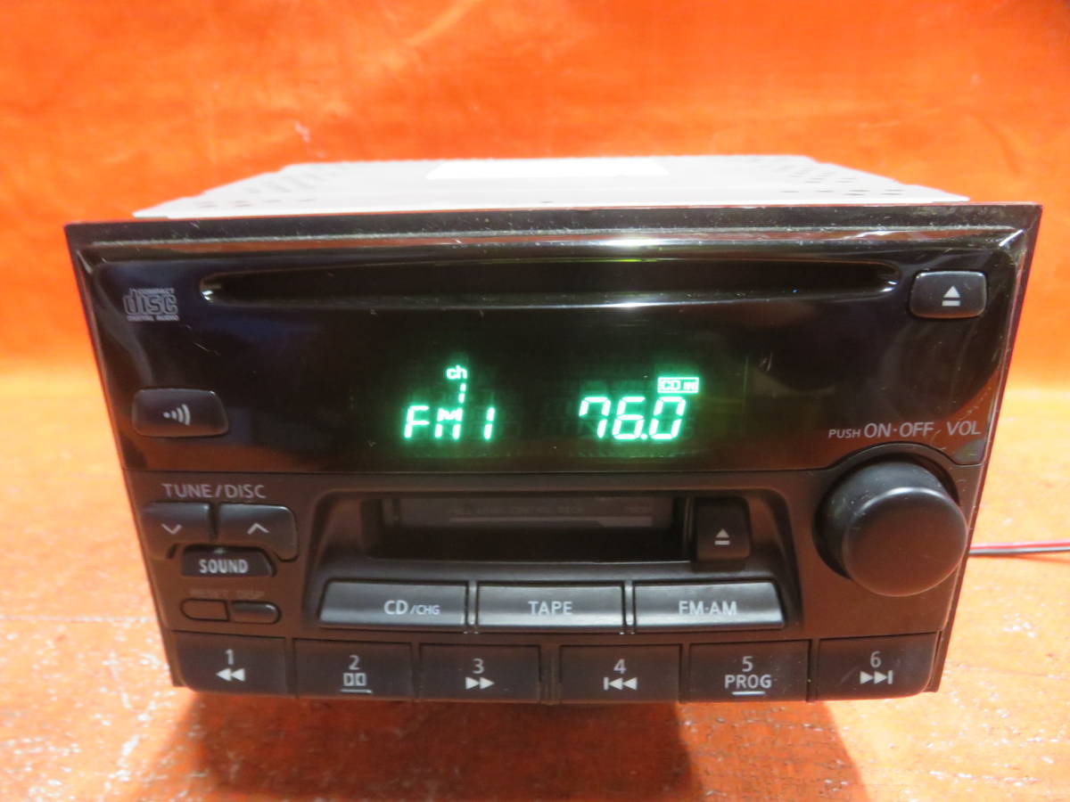 BY6368 работа OK Nissan HU14 QU14 Bluebird аудио панель /CD& кассетная магнитола, тюнер панель / оригинальный 28188-6J000 RM-W50SAB-K/ Matsushita электро- контейнер 