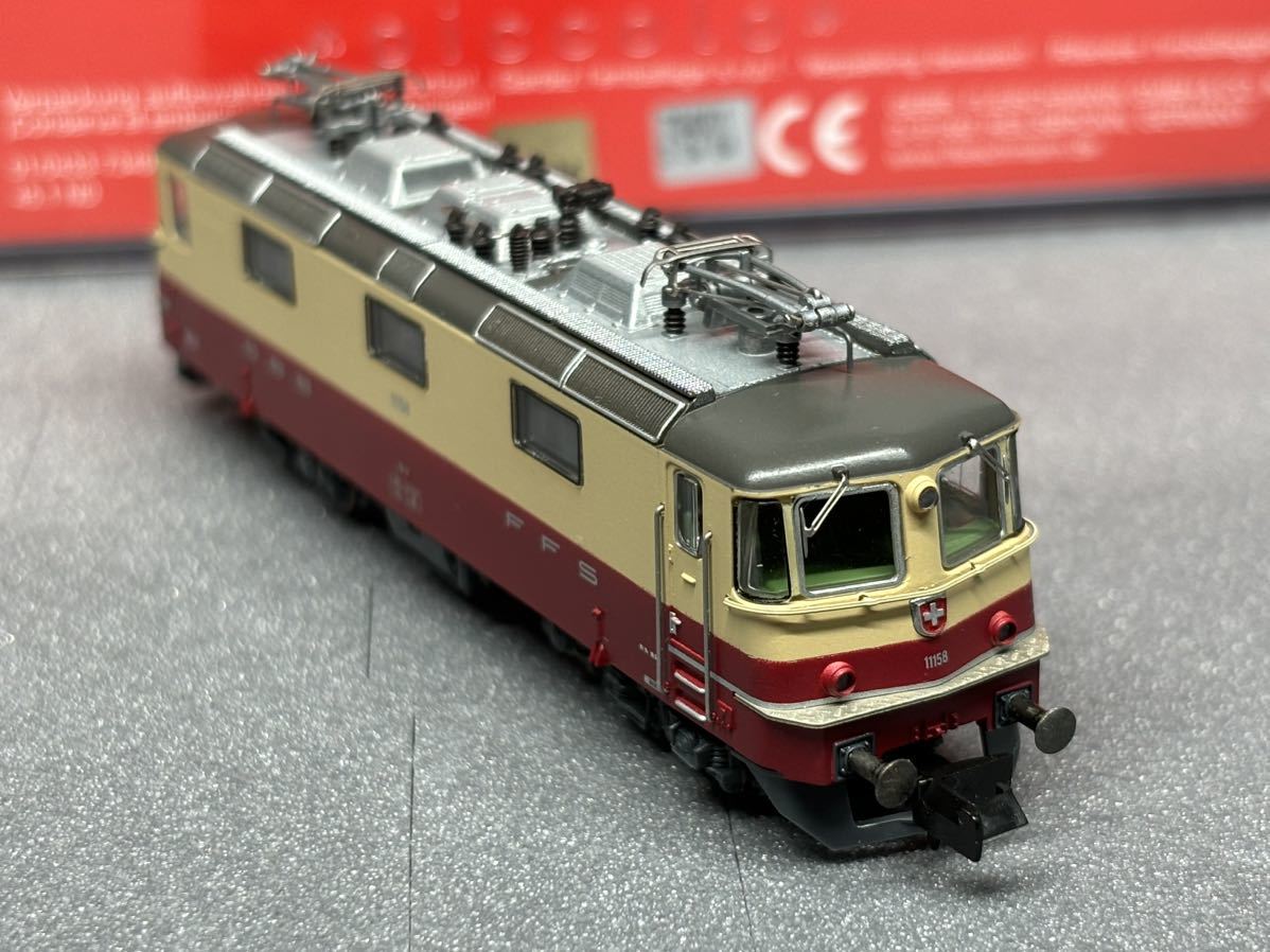 鉄道模型 FLEISCHMANN piccolo SBB Re4/4 Yahoo!オークション - FLEISCHMANN 734001 SBB Re4/4 電気機関車