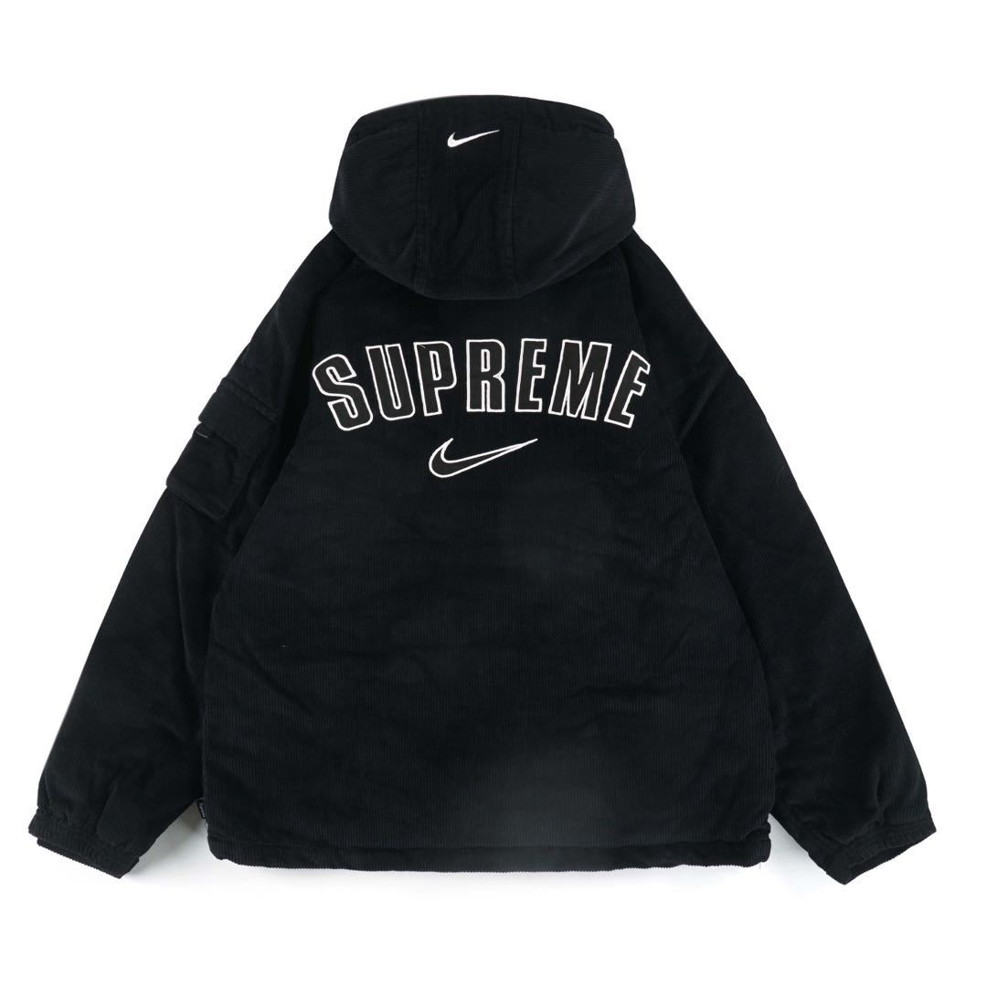 NIKE Supreme Arc Corduroy Hooded Jacket ナイキ シュプリーム アーク コーデュロイ フーディー ジャケット size S 新品_画像1