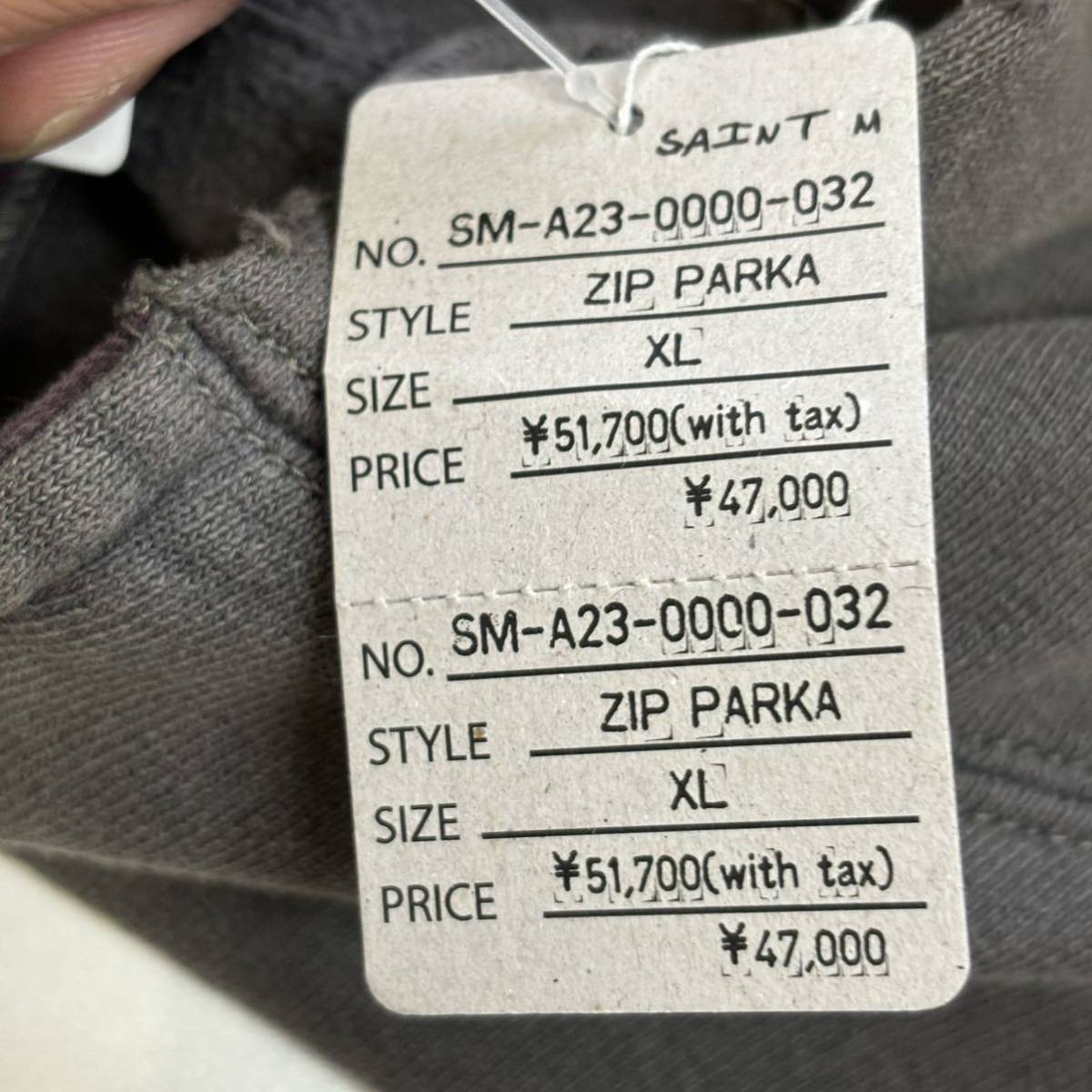 SAINT MICHAEL ZIP PARKA SM-A23-0000-032 セントマイケル SAINT MICHAEL ZIP PARKA SM-A23-0000-032 セントマイケル