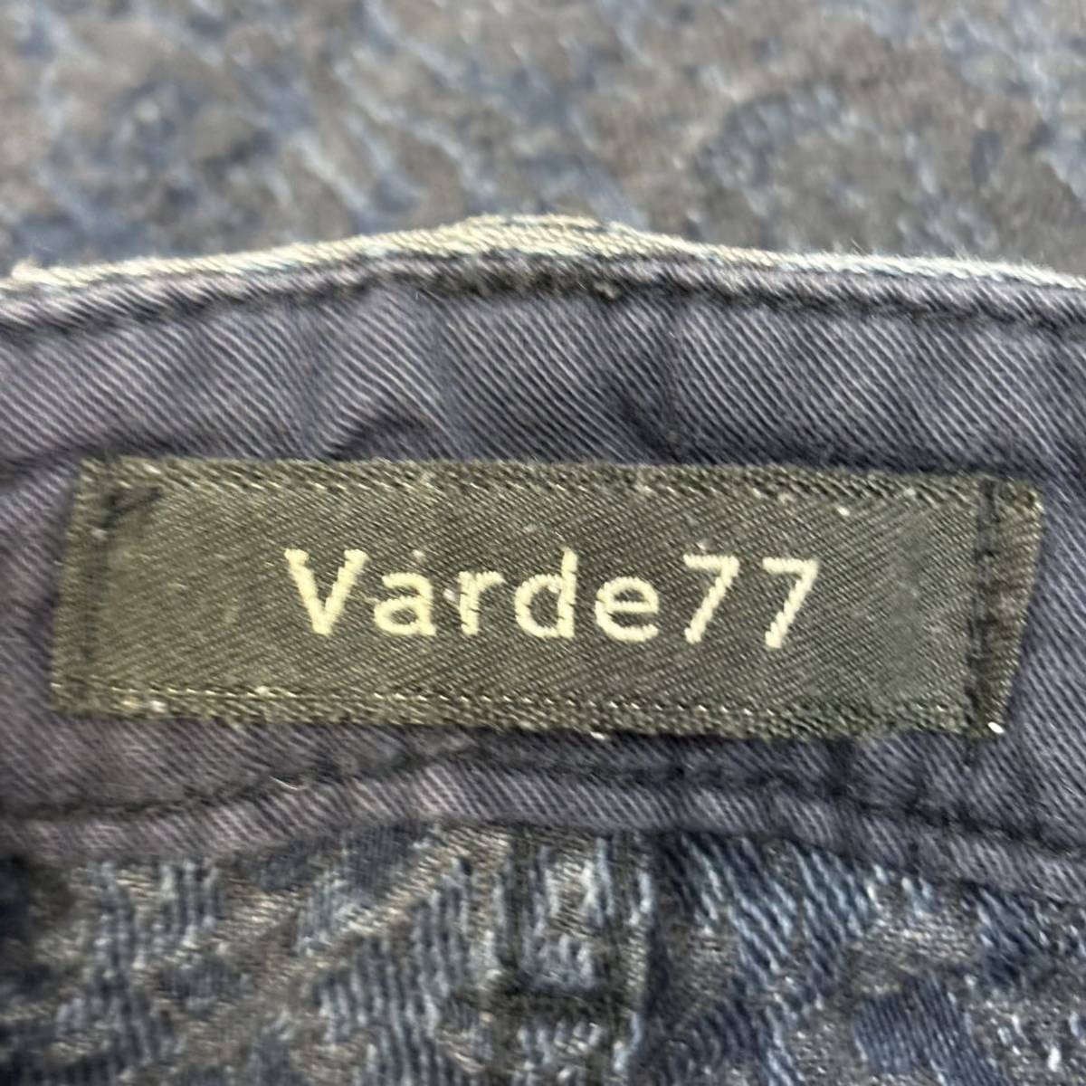 Varde77 REPEATING INDIGO TAPERED PANTS VR16AW-ST-PT01 size 1 16SS バルデ77 バルデセブンティセブン インディゴ テーパードパンツ_画像3