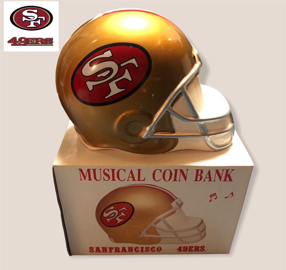 DEADSTOCK limitation box less . Vintage savings box 49ers San Francisco dead stock 90 period hard-to-find TeamNFL USA San Francisco