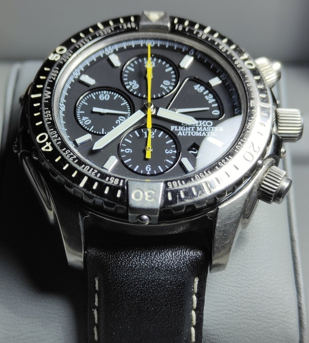 送料無料 SEIKO PROSPEX FLIGHT MASTER AUTOMATIC セイコー プロスペックス フライトマスター 自動巻き ブライツ アナンタ SBDS001 219800_画像3