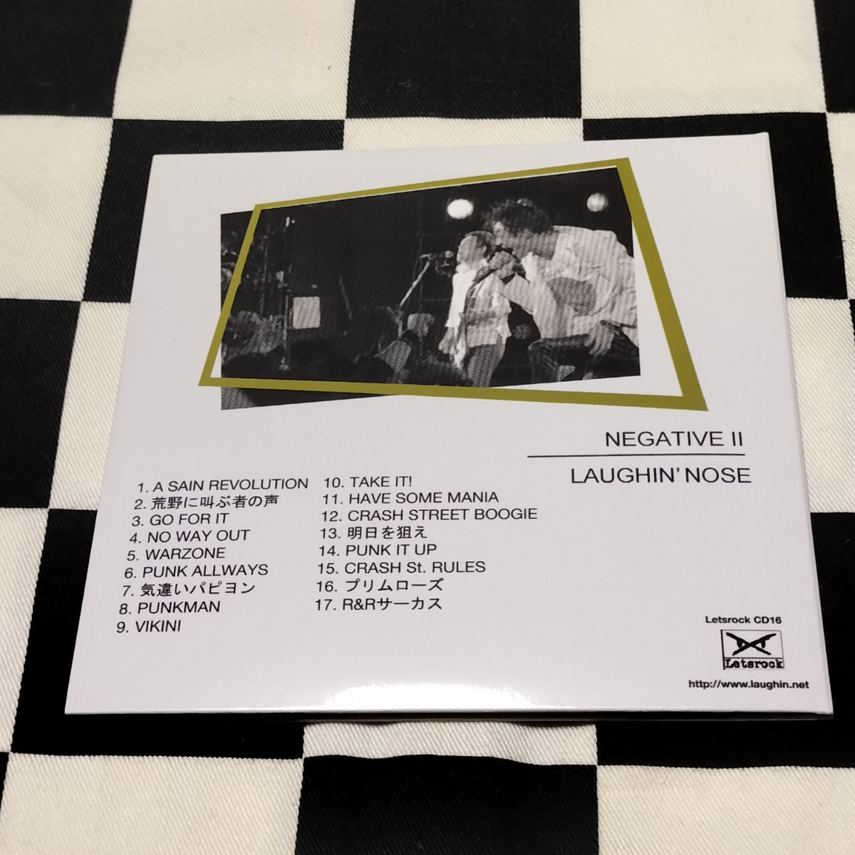 ラフィンノーズ 再録CD 「NEGATIVE Ⅱ」 LAUGHIN'NOSEエスエーTHE STAR CLUB SAスタークラブPUNKパンクRYDERSライダーズCOBRAコブラ_画像2