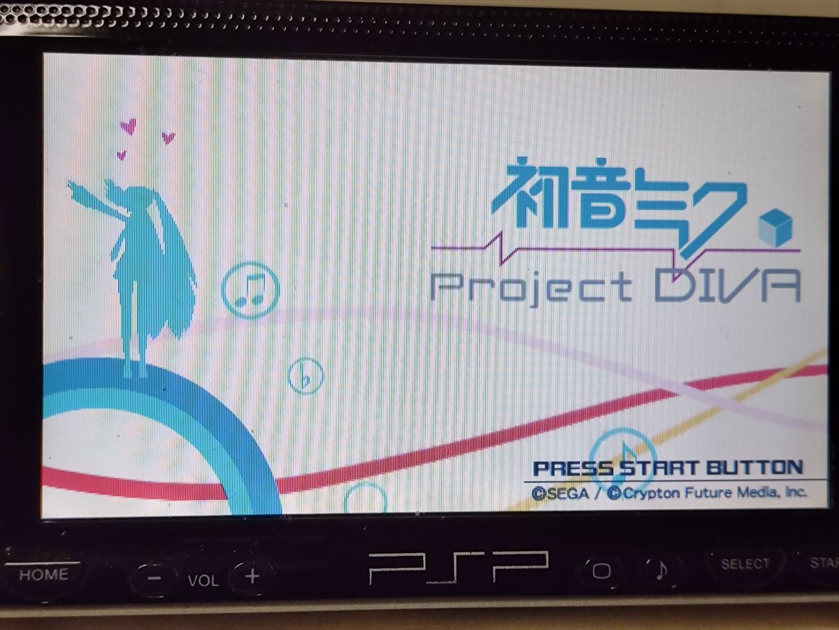 ジャンク PSP 初音ミク Project DIVA　プレイステーション・ポータブル　セガ_画像8