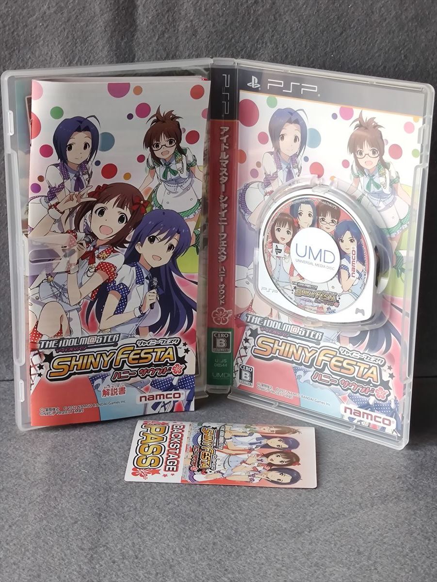 PSP アイドルマスター シャイニーフェスタ ハニーサウンド　プレイステーション・ポータブル　バンダイナムコゲームス_画像5