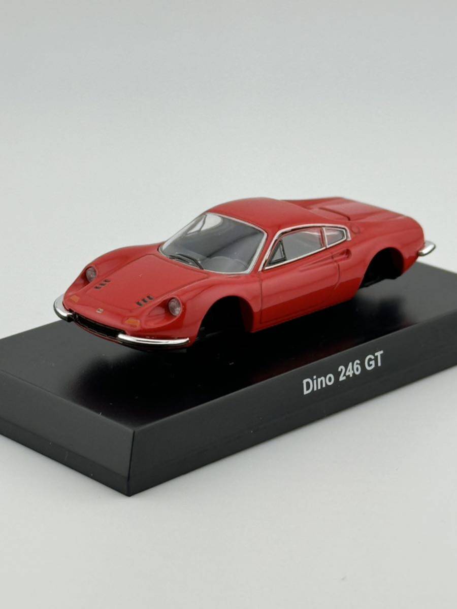 1/64 京商 サンクス　フェラーリ　7 Neo Dino 246 GT 朱赤　レッドオレンジ_画像1