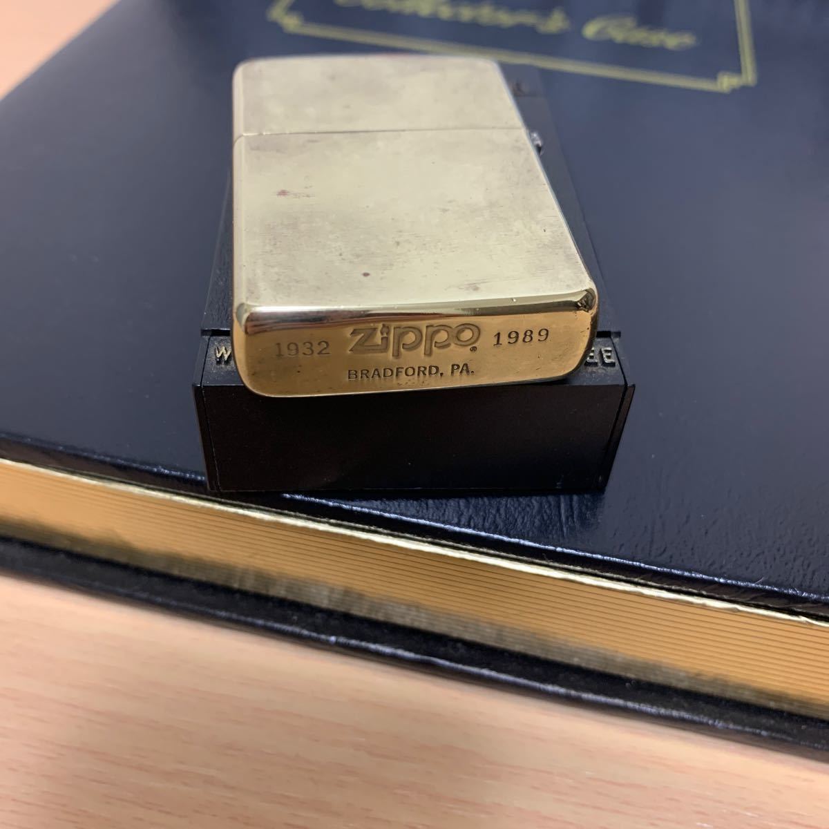 ZIPPO ジッポー HISTORY OF ZIPPO PRESIDENTS ジッポー社の歴史 SOLID BRASS ソリッドブラス #204 1932 ZIPPO 1989 1989年製 _画像7