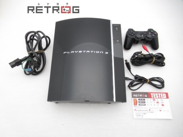 PlayStation3本体 60GB（CECHA00/クリアブラック） PS2ソフト動作未確認 PS3_画像3