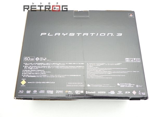 PlayStation3本体 60GB（CECHA00/クリアブラック） PS2ソフト動作未確認 PS3_画像2