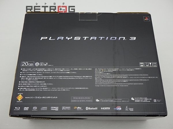 PlayStation3 20GB ビギナーズパック クリアブラック PS2ソフト動作可能 みんなのGOLF5（旧型PS3本体同梱版 PS3_画像2
