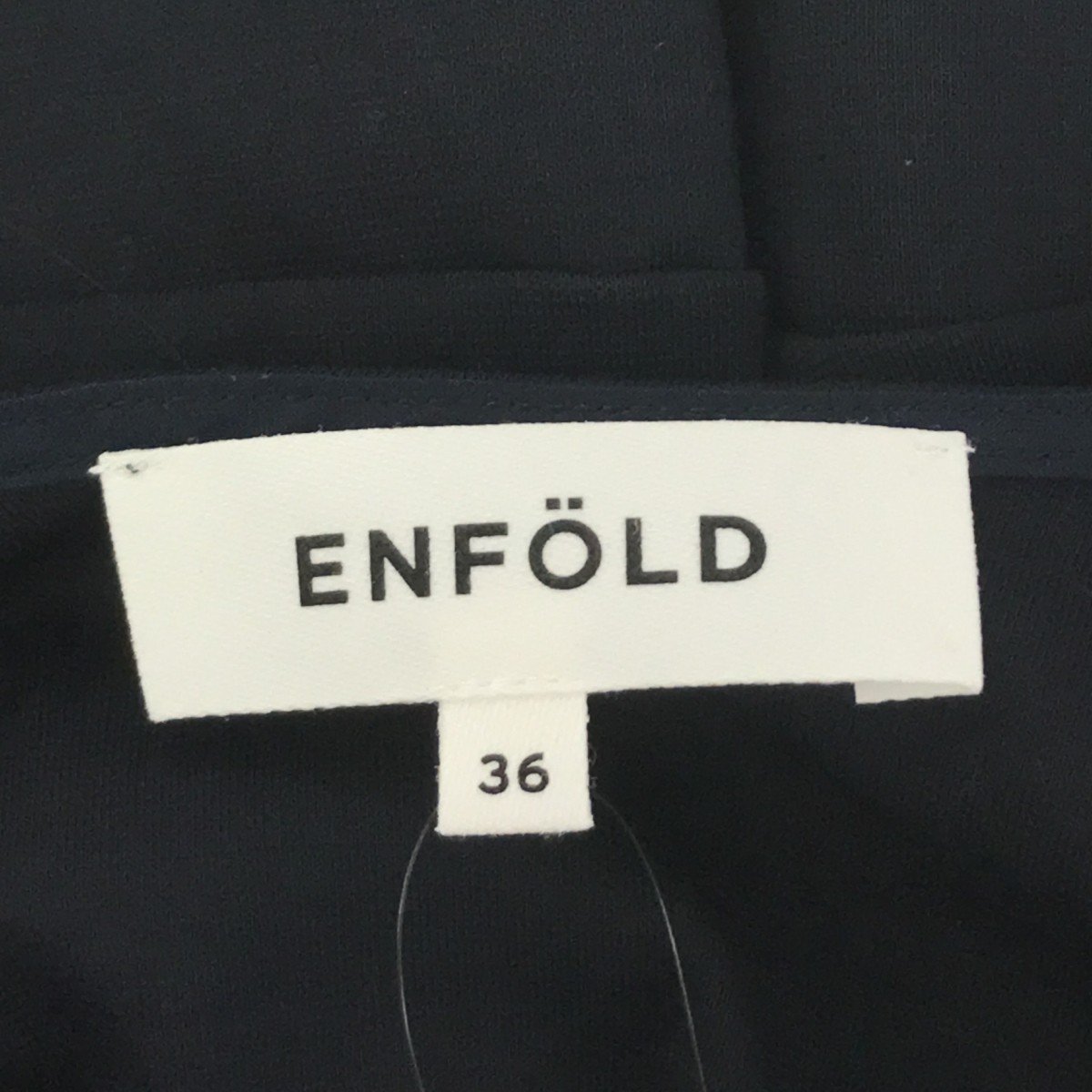 ENFOLD エンフォルド 300BS380-1180 シルキーポンチプルオーバー Tシャツ トップス カットソー 36 S ネイビー_画像5
