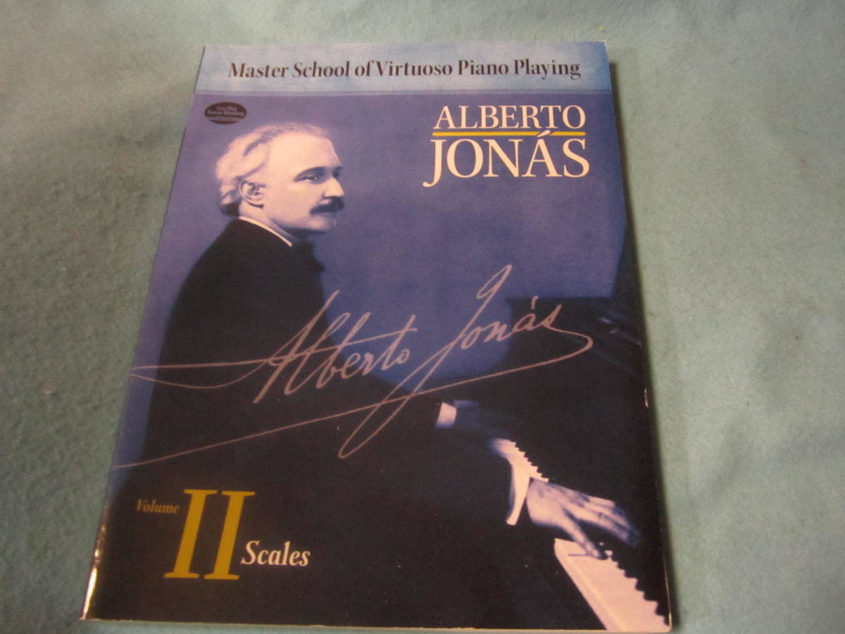 -ｍ輸入ピアノ用教則本　Master School of Virtuoso Piano Playing: Volume II Scales (Volume 2)　 Alberto Jonas　 アルベルト・ホナス_画像1