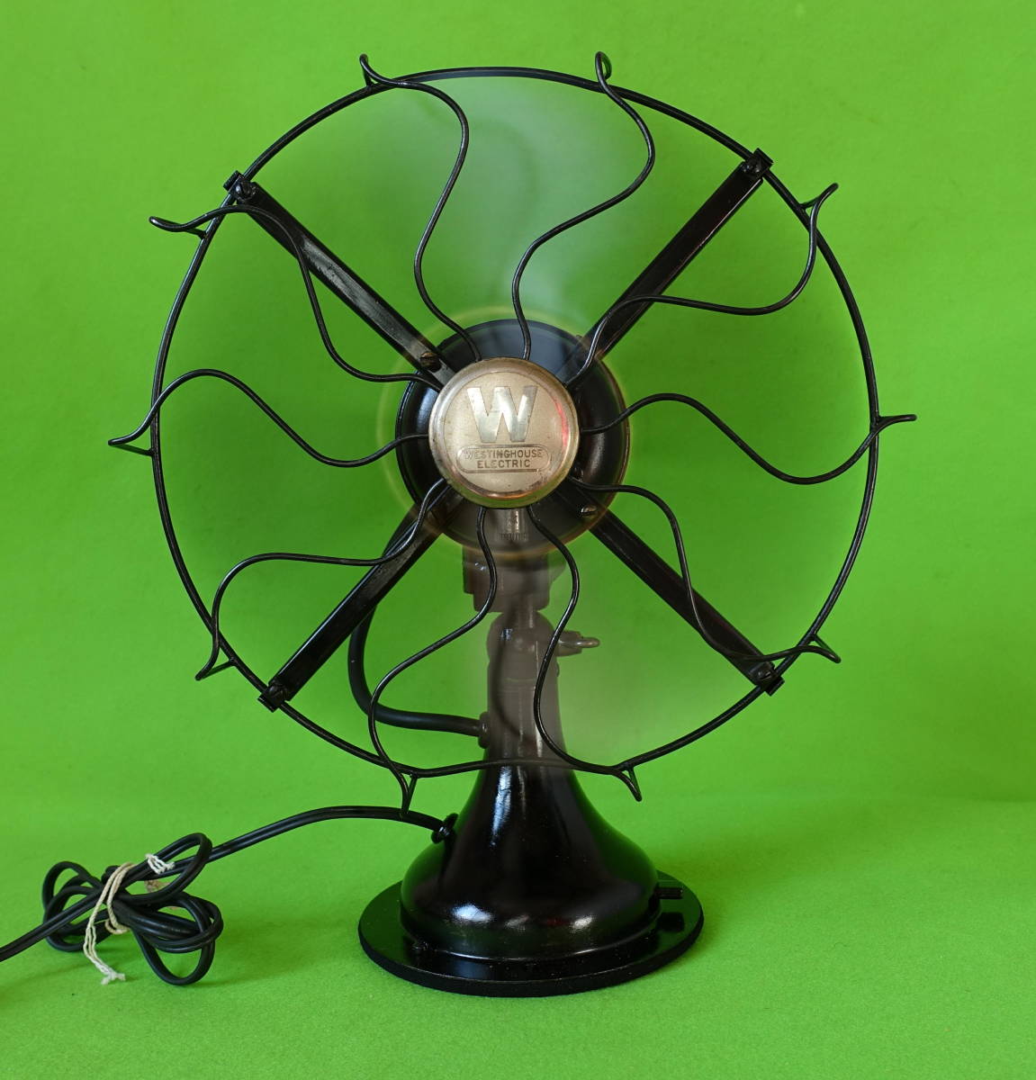  hand around . size. antique electric fan Westinghouse company manufactured weight 4kg retro electric fan 