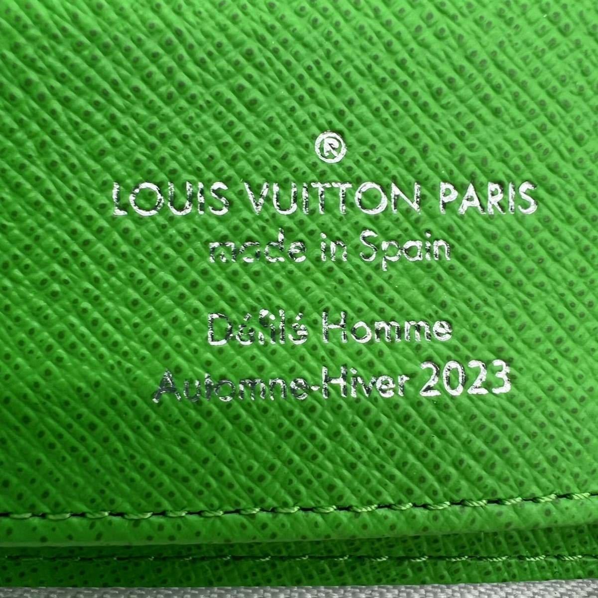 1円【現行 新品未使用 RFID】ルイヴィトン LOUIS VUITTON ヴェルティカル 長財布 ラウンド LVポートレート カプセル モノグラム メンズ 顔_画像9