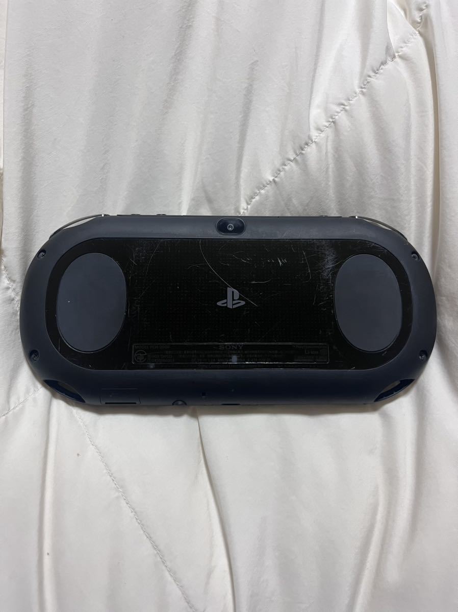 SONY PSVITA Playstation VITA プレイステーションヴィータ ブラック　本体 PCH-2000 動作品 初期化 Vita _画像3