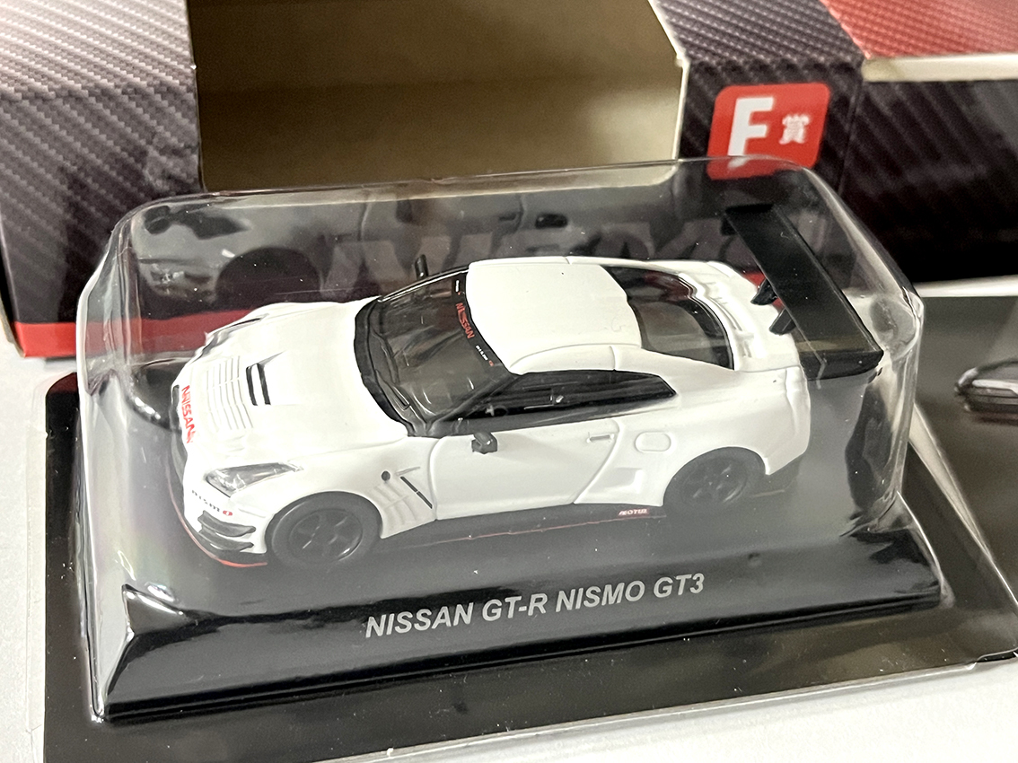 京商 1/64 ニスモ くじ F賞 NISSAN R35 GT-R NISMO GT3 白 日産 ニッサン ミニカー コレクション FIAスーパーGT GT300 サークルKサンクス _画像2