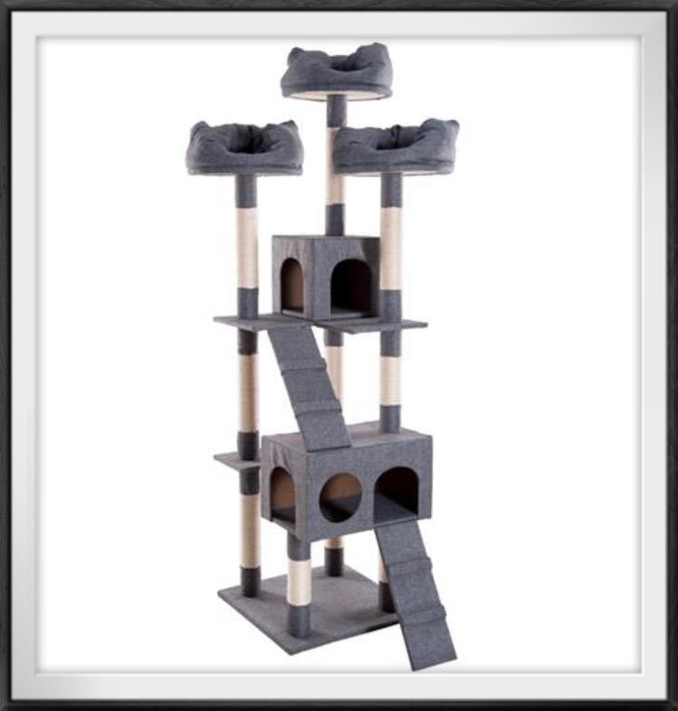  новый товар башня для кошки полная высота 175cm кошка сопутствующие товары серый .. класть type 