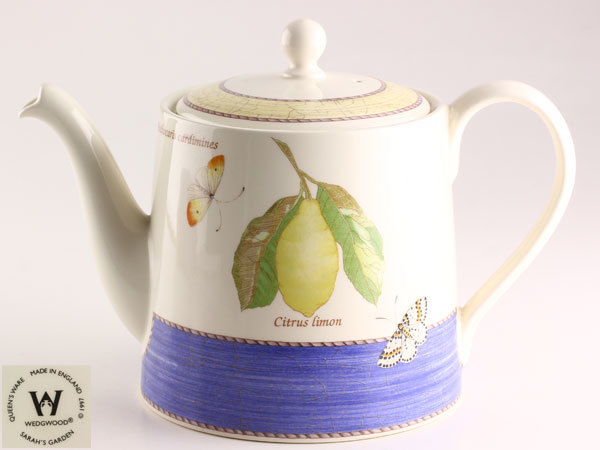 洋食器　WEDGWOOD　ウェッジウッド　SARAH’S GARDEN　ティーポット　A0117_画像1