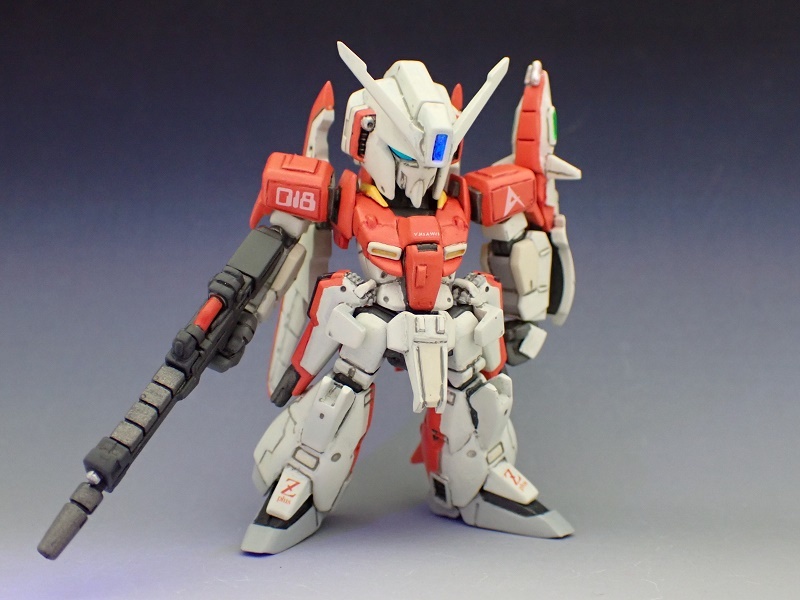 FW GUNDAM CONVERGE　ガンダムコンバージ　MSZ-006A1 ゼータプラス（テスト機イメージカラー）　改造塗装リペイント完成品_画像2