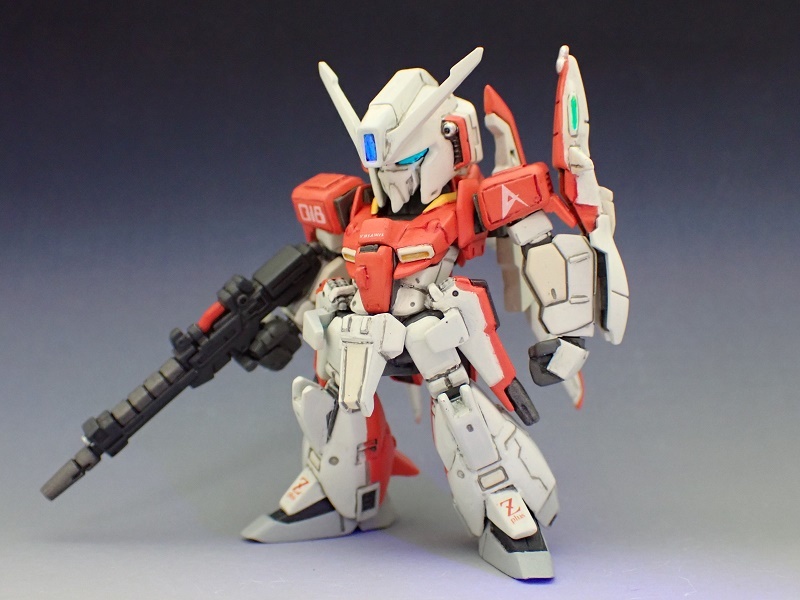 FW GUNDAM CONVERGE　ガンダムコンバージ　MSZ-006A1 ゼータプラス（テスト機イメージカラー）　改造塗装リペイント完成品_画像1