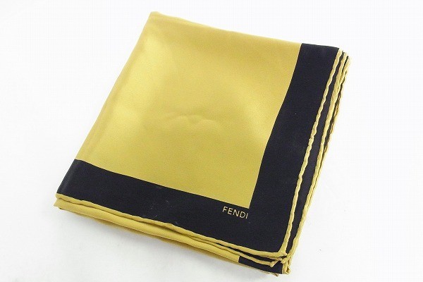 T237-J10-3121 ◎ FENDI フェンディ スカーフ 現状品① ◎_画像1